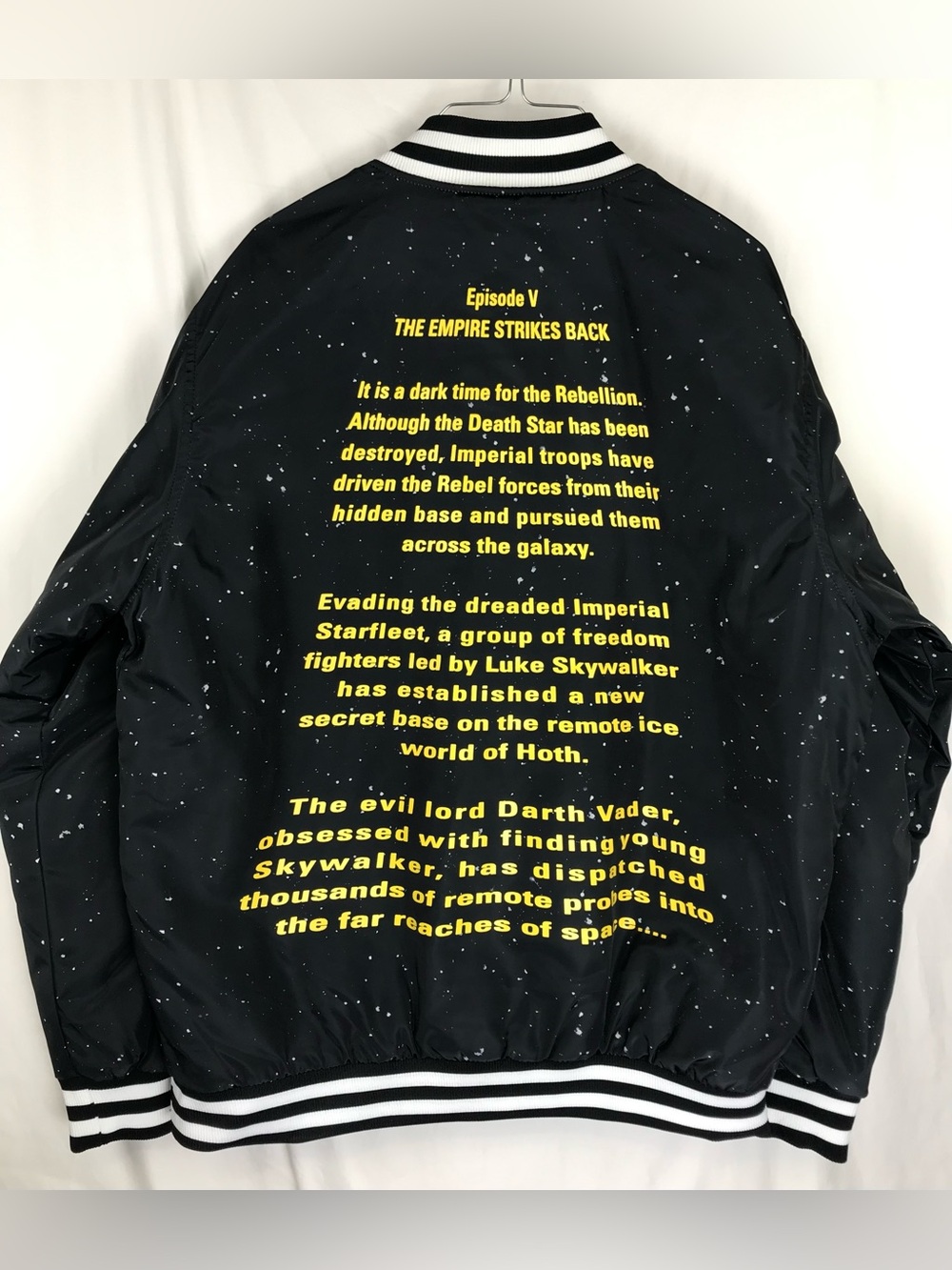 Star Wars Black Jacket with White Stripe Collar - Picture 7 of 10